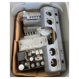 1949-50 Mercury Dash Parts & Radios w/Tote