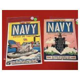 2) 1959 Navy History and Tradition Comic Books