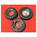 Firestone Rubber Tire Ashtrays