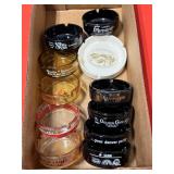 Advertising Glass Ashtrays- Harrah's, Silver City,