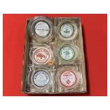 Advertising Ashtrays- John Deere, Wahoo, Ne.,