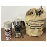 Ted Williams Camp Set, Small Camp Stove, Coffee
