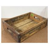 Mid Continent Bottlers Inc.Wood Box