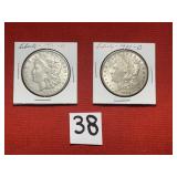 2) 1921? Morgan Dollars
