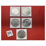 Eisenhower Dollars - 2) 1971, 1972, 1974, 1976