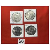 Eisenhower Dollars - 2) 1971, 1974, 1976