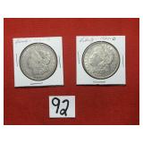 2) 1921? Morgan Dollars