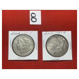 1921s & 1921d Morgan Dollars
