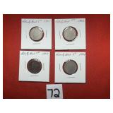 Liberty Head V Nickels - 1901, 1902, 1903, 1904