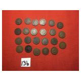 Indian Head Pennies - 4) 1881, 1882, 2) 1888, 2)