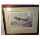 Signed & Numbered WWII Spitfire Print Uneven Odds