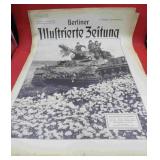 WWII 1942 Berliner German Paper Panzer Tank Cover