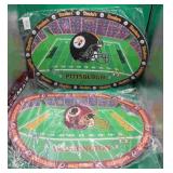 New NFL Football Placemats 4x Redskins 3x Steelers