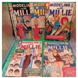 5x 1963-1966 Modeling With Millie Marvel Comics