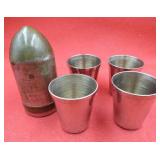 MCM Bullet Shell Shot Cup Set Made in Japan