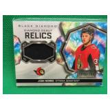 Josh Norris 2020-21 Black Diamond #DD-JN Relic/399