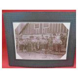 Old Cabinet Card Photograph Canada Logging Crew