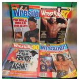 4x WWF Wrestling Magazines 1987-1990 Hulk Hogan +