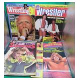 4x WWF Wrestling Magazines 1987-1990 Hulk Hogan