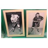 2x 1944-63 Beehive Photo Len Lunde Tony Leswick