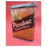 Vintage Picobac Pipe Cigarette Tobacco Tin Canada