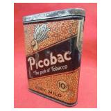 Vintage Picobac Pipe Cigarette Tobacco Tin Canada
