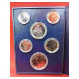 1981 Canada Mint Uncirculated Coin Set w Holder