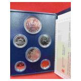 1984 Canada Mint Uncirculated Coin Set w Holder