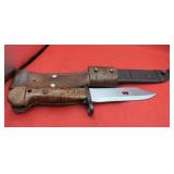 Russian AK-47 Bayonet w Leather Frog Matching #'s
