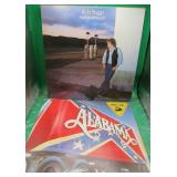 5x Country Record Albums Alabama Waylon Jennings +