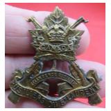 WWII Canada Les Fusiliers Cap Badge Insignia