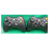 2x XBOX 360 Wireless Controllers Working Tested