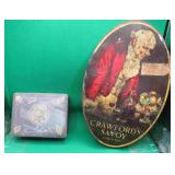 2x Vintage Tins Crawford's Savoy Assorted Biscuits