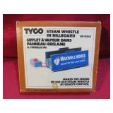 Retro Tyco Steam Whistle HO Model Train Billboard