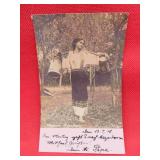 WWI Era 1918 Risque German Postcard Bulkan Girl