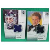 Felix Potvin & Dany Heatley #/499 Relic Jersey