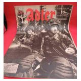 WWII 1943 Adler German Paper Paratrooper Cover