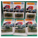 6x 1978 Lesney Matchbox Military Figure Toys