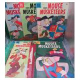8x 1950-60's Dell & Gold Key Comics Goofy Mouse +
