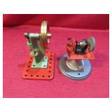 Vintage Mamod Power Press & Wilesco Grinder Toys