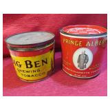 Vintage Lot 2 Prince Albert & Big Ben Tobacco Tins