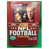 Sealed 1991 Score Football Series 1 36x Pack Box