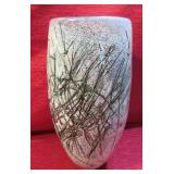 Art Glass Vase Nouveau Style 9' Tall NICE!