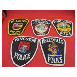 Police Lot 5 Ontario Small Town Uniform Patches