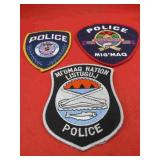 Native Police Lot 3 Canada Patches Mig'Maq Tribe