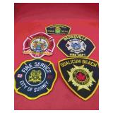Fire Dept. Lot 5 Canada Uniform Patches Rescue+