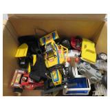 Retro Box Lot Toy Vehicles & Parts NO US SHIPPING