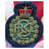 Old Gold Bullion Embroidered Military Patch