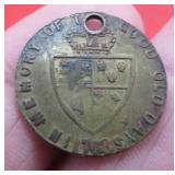 1768 British George III Guinea Gaming Token Coin