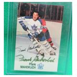 Frank Mahovlich SIGNED 1988 Esso All-Star Card